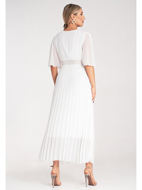 FIGL FIGL Sukienka koktajlowa M1124 Biały Feminine Fit
