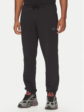 Reebok Reebok Donji dio trenerke 100214075 Crna Regular Fit