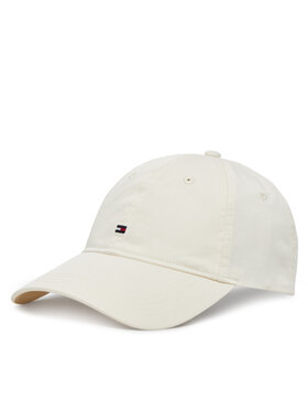 Tommy Hilfiger Tommy Hilfiger Шапка с козирка Essential Flag Soft Cap AW0AW17632 Екрю