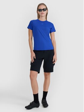 4F 4F Szorty rowerowe 4FWSS25TFSHF0890-20S Czarny Regular Fit