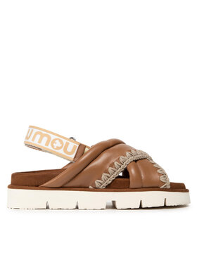 Mou Mou Sandaalid New # 03 Criss-Cross Upper SW461004C Pruun
