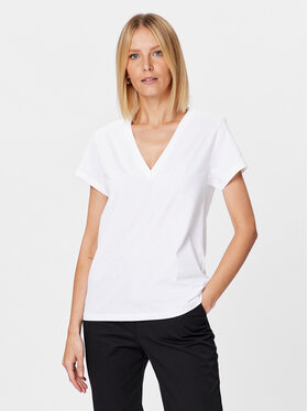 Sisley Sisley Tricou 3096L400B Alb Regular Fit