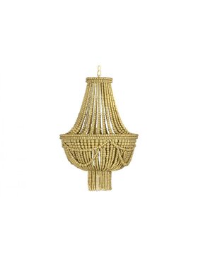 MIAhome MIAhome Lampa wisząca ∅ 60 cm PERLINE I Beżowy