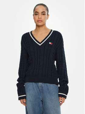 Tommy Jeans Tommy Jeans Pullover DW0DW19885 Dunkelblau Regular Fit