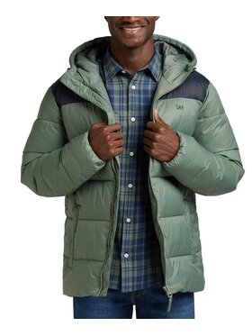 Lee Lee Kurtka zimowa 112339010 Zielony Regular Fit