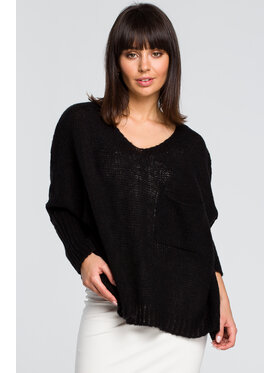 BeWear BeWear Sweter bk018 Czarny Custom Fit