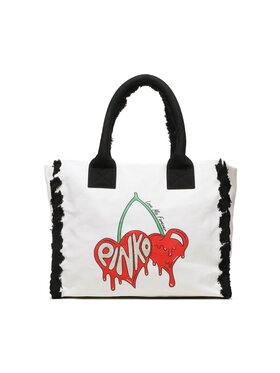 Pinko Pinko Τσάντα Beach Shopping PE 23 PLTT 100782 A0PZ Λευκό