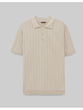 Borgio Borgio Polo pastena_ecru Beżowy Classic Fit