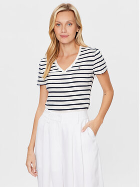 Tommy Hilfiger Tommy Hilfiger Majica Cody WW0WW37873 Pisana Slim Fit