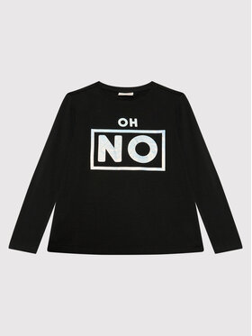 Coccodrillo Coccodrillo Bluză ZC1143103GAF Negru Regular Fit