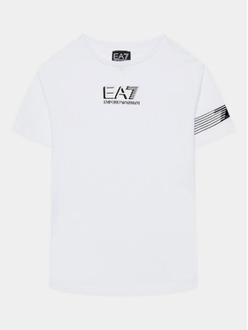 EA7 Emporio Armani EA7 Emporio Armani T-Shirt 3RBT55 BJ02Z 1100 Biały Regular Fit