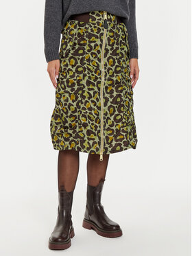 Alpha Industries Alpha Industries Midi sijonas 148067 Žalia Regular Fit