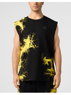 Plein Sport Plein Sport Tank top 28361 Czarny Regular Fit