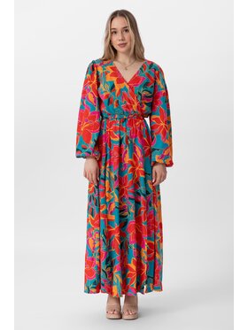 LAURELLA LAURELLA Sukienka codzienna 4UL031 Zielony Regular Fit