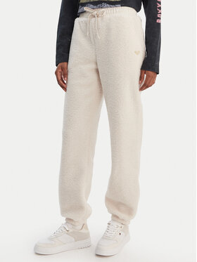 Roxy Roxy Pantaloni da tuta Waves Of Warmths ERJNP03674 Écru Regular Fit