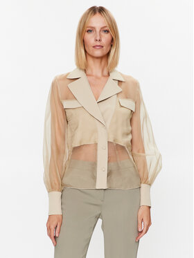 MVP Wardrobe MVP Wardrobe Риза MVPE3CA146.0CP0029 Бежов Regular Fit