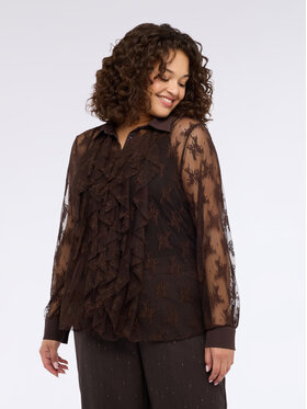 Fiorella Rubino Fiorella Rubino Camicia 5036T001439N032 Marrone Regular Fit