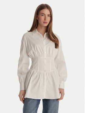 Guess Guess Cămașă W6GH97 W2412 Alb Regular Fit