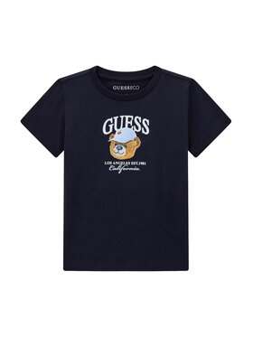 Guess Guess Футболка N6YI13 K3801 Cиній Regular Fit