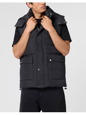 PHILIPP PLEIN PHILIPP PLEIN Kamizelka 28620 Czarny Regular Fit