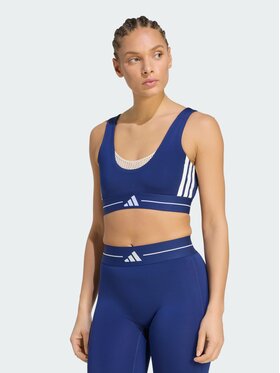 adidas adidas Biustonosz sportowy 168774 Niebieski jasny