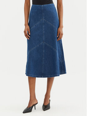 Bruuns Bazaar Bruuns Bazaar Φούστα τζιν Eleen BBW4465 Μπλε Regular Fit