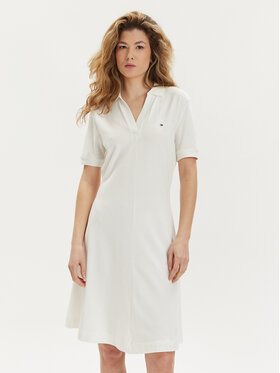 Tommy Hilfiger Tommy Hilfiger Літня сукня WW0WW41567 Білий Regular Fit