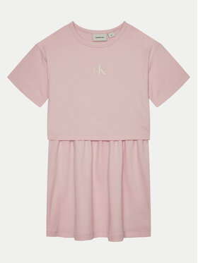 Calvin Klein Jeans Calvin Klein Jeans Vestito da giorno IG0IG02770 Rosa Relaxed Fit
