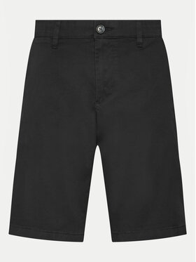 s.Oliver s.Oliver Pantalon scurți din material 2143799 Negru Regular Fit