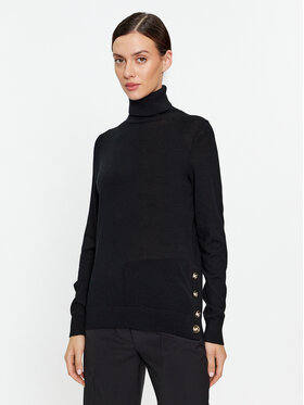 MICHAEL Michael Kors MICHAEL Michael Kors Поло MF360NV4VR Черен Regular Fit