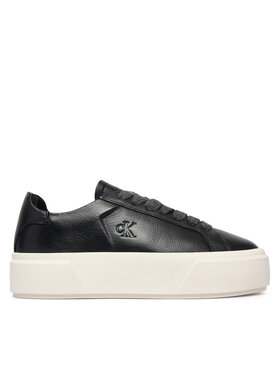 Calvin Klein Calvin Klein Tenisice Flatform Laceup Lth Wl HW0HW03229 Crna