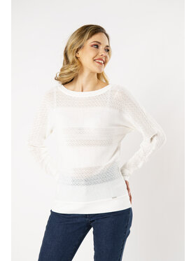 QUIOSQUE QUIOSQUE Sweter 6OP001 Écru Regular Fit