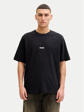 Jack & Jones Jack & Jones Tričko Club 12289842 Čierna Relaxed Fit