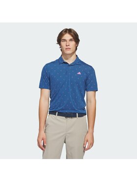 adidas adidas Polo ULTIMATE365 Niebieski jasny Regular Fit