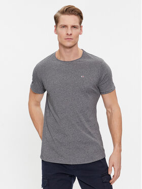 Tommy Jeans Tommy Jeans T-shirt Jaspe DM0DM09586 Siva Slim Fit