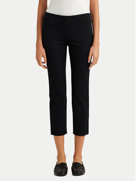 LAUREN RALPH LAUREN LAUREN RALPH LAUREN Hlače Skinny Fit Streç Pantolon 200687713003 Crna Regular Fit