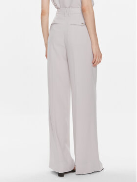 Calvin Klein Hlače Iz Tkanine K20K206774 Siva Wide Leg