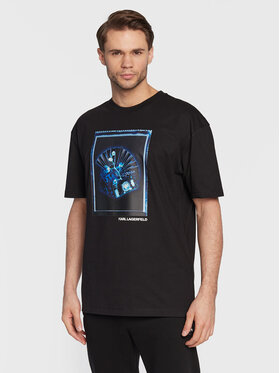 KARL LAGERFELD KARL LAGERFELD T-Shirt 755263 524241 Czarny Regular Fit