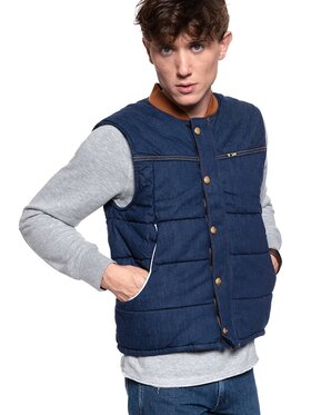 Lee Lee Smanicato PADDED VEST Blu Regular Fit