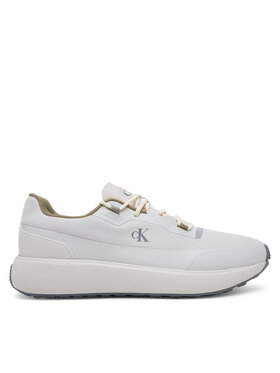 Calvin Klein Jeans Calvin Klein Jeans Sneakersy Athleisure Runner Tech Ripstop YM0YM01205 Écru