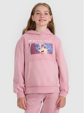 4F 4F Μπλούζα 4FJRAW25TSWSF2294-54S Ροζ Oversize