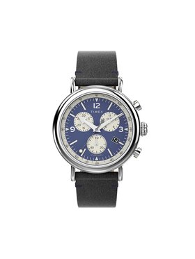 Timex Timex Zegarek Standard Chronograph TW2V71100 Czarny