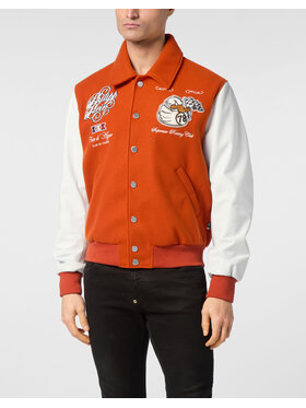 PHILIPP PLEIN PHILIPP PLEIN Bunda bomber 24317 Oranžová Regular Fit