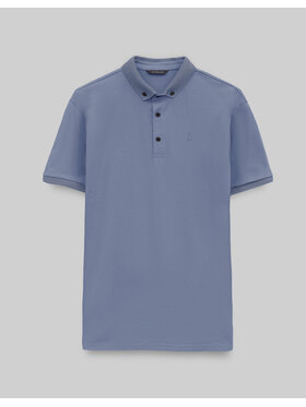 Borgio Borgio Polo matteo_01 Niebieski Classic Fit
