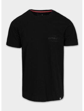 PITBULL PITBULL T-Shirt Koszulka męska Slim Fit USA CAL XL Czarny Regular Fit