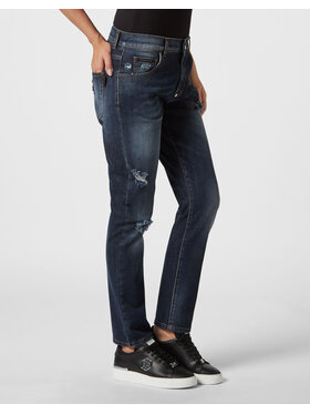 PHILIPP PLEIN PHILIPP PLEIN Jeansy 2095 Niebieski jasny Boyfriend Fit