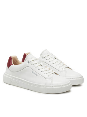 Calvin Klein Superge Cupsole Lace Up W/Ml Lth HW0HW02201 Bela