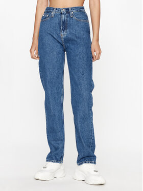 Calvin Klein Jeans Calvin Klein Jeans Jeans hlače J20J221796 Modra Straight Fit