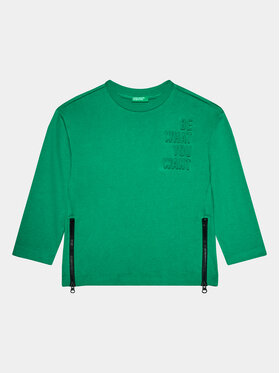 United Colors Of Benetton United Colors Of Benetton Majica 34MLC10ES Zelena Regular Fit