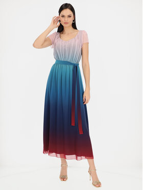 L’AF L’AF Sukienka wieczorowa Winona Niebieski Regular Fit